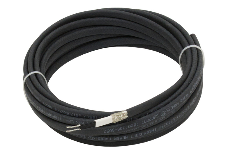 120 Volt NeverFreeze self-regulating roof and gutter cable is available.