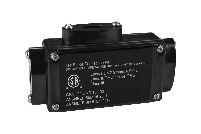 Tee Splice Connection Kit for Roof and Gutter cable Compact Tee Splice Connection Kit for Roof and Gutter cable