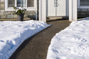Electric snow melting systems by Thermosft. ThermoSoft in-ground cable driveway and walkway electric snow melting systems mean you never have to shovel again! No slips, falls, salt, or harmful chemicals.