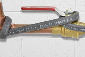 Electric snow melting systems by Thermosft. ThermoSoft self-regulating pipe tracing cable electric snow melting systems are designed for easy application, preventing burst pipes and harmful mold from water damage.