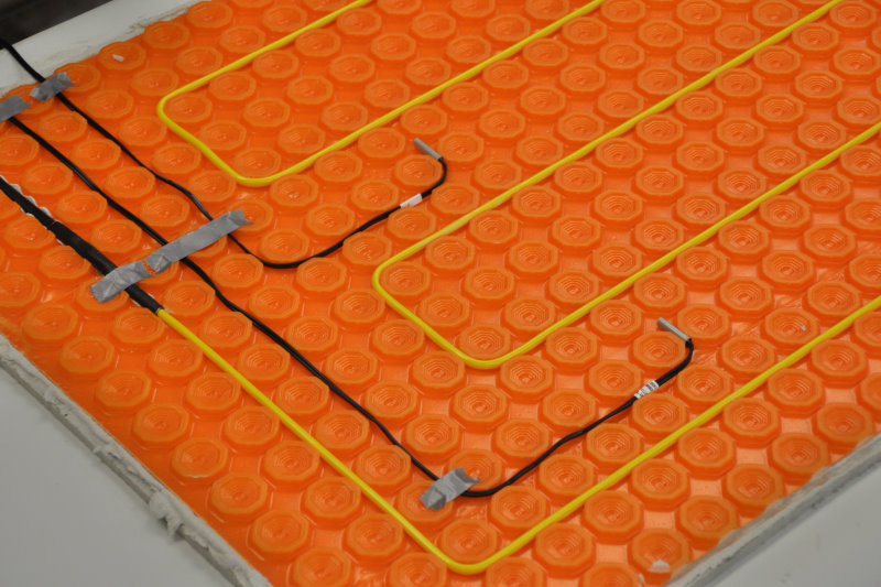 ditra electric radiant floor heating