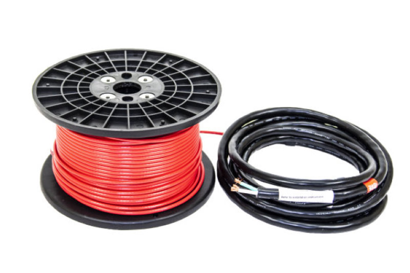 Electric snow melting systems by Thermsoft. Shop our loose snow melting cable for driveways and walkways by clicking here.