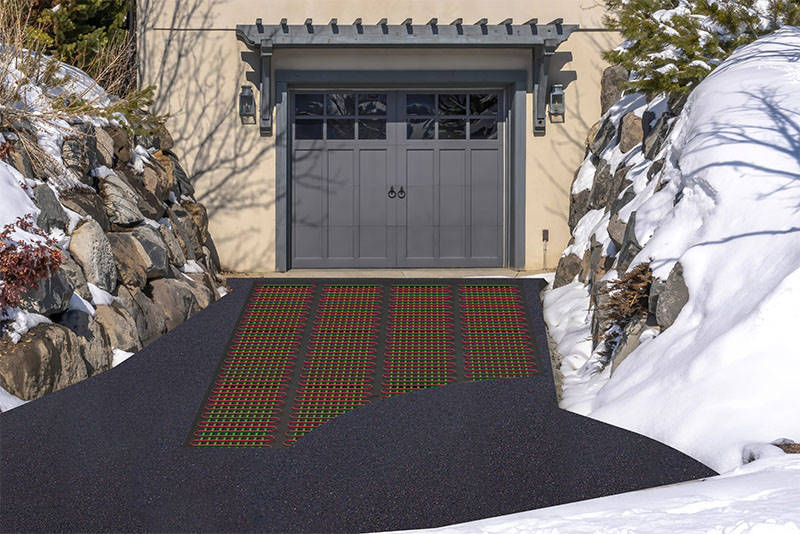 Heated Large Driveway Mats, Custom Sizes