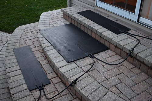 Heated Sidewalk and Step Mats