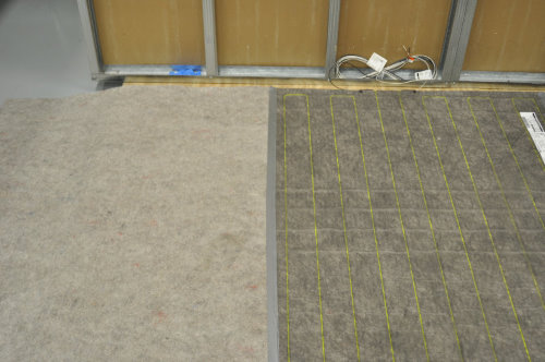 23 ft² (1.5' x 15') 120V ThermoTile In-Floor Heating Mats