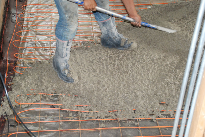 Installation of floor heating with ThermoSlab cable is simple and easy.