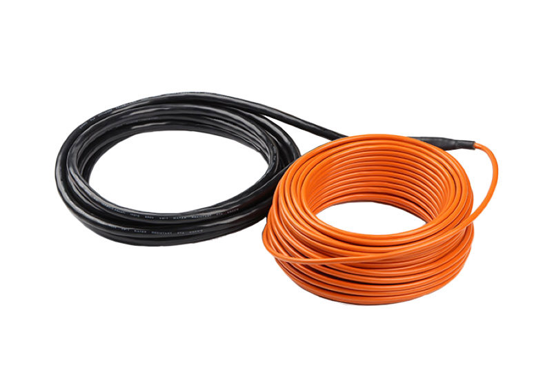 240 Volt ThermoSlab cables have black and red wires for easy distinction from 120 Volt cables.