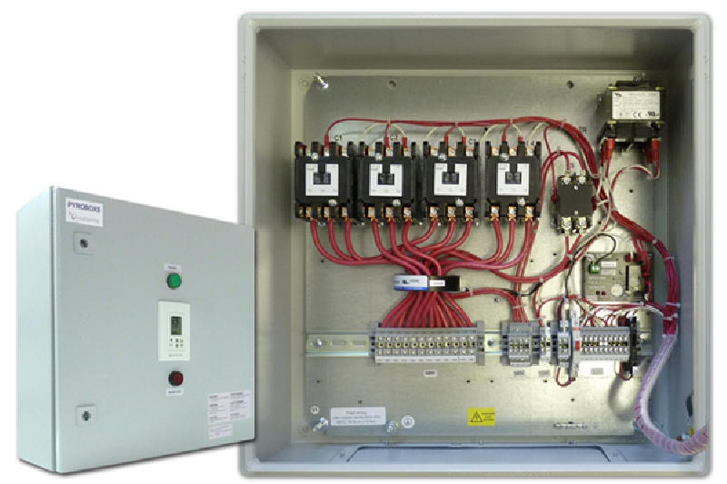 Controller and Power Distribution for NeverFreeze snow melting systems. Controller from Meitav-tec for use with your snow melting systems from ThermoSoft