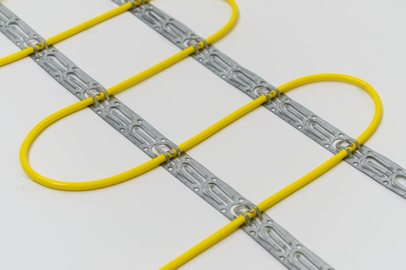 Installation is easy when you choose floor heating with ThermoTile cable on FixFast straps